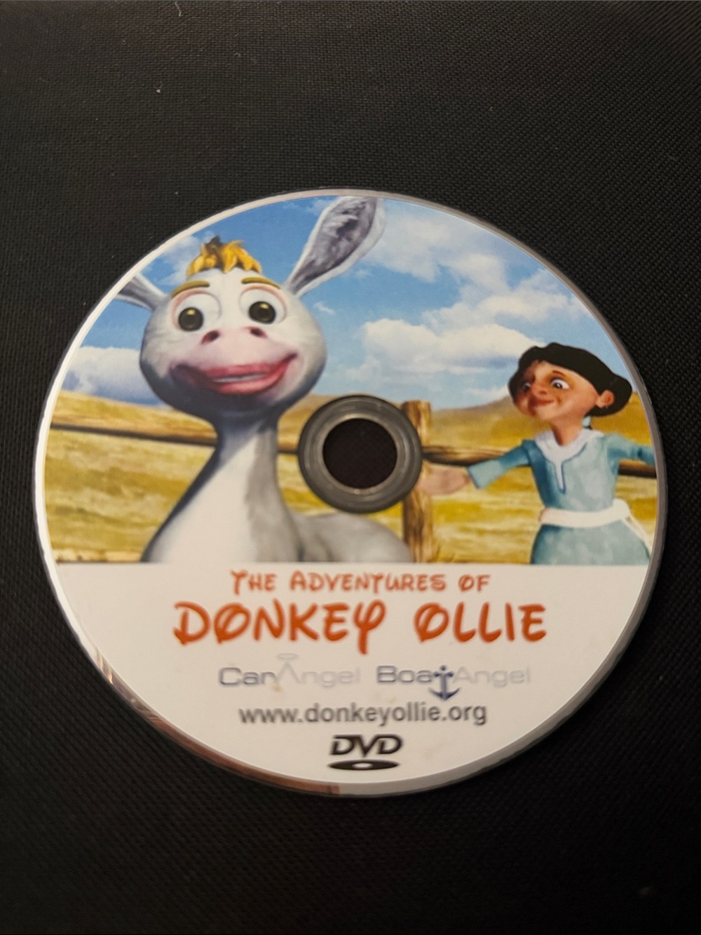The Adventures of Donkey Ollie DVD - White Donkey Artwork